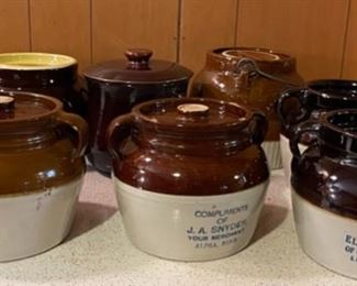 Advertising Bean Pots