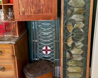 Stained Glass Window, Copper Box