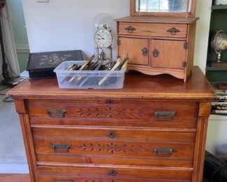 Vintage Dresser, Writing Box, Toy Cabinet