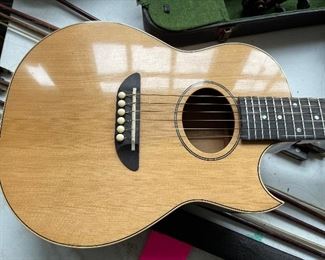 Earnie Ball Earthwood Vintage Mini Baby Cutaway Acoustic Small Guitar 