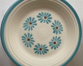 Fiesta Plates Hawaiian Daisy Pattern 
