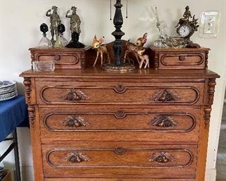Antique Walnut Dresser