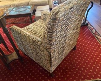 #10 - $250 - Havertys manual recliner 38Tx 29 arm to arm 