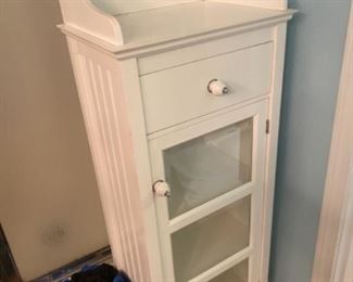 #32 - $70 White cabinet 47x18x16