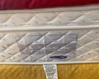 #33 - $200 Sleep number bed Queen size soiled mattress - platform 