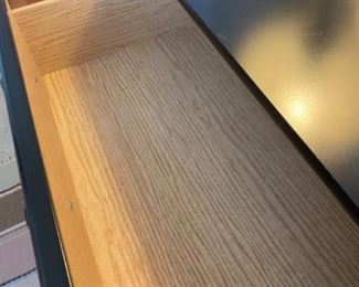 #34 - $150 Black skinny dresser 58Lx 34Hx 16D