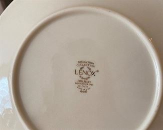 #71- $295 Lenox Holiday pattern 71 pieces 