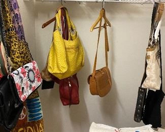 Leather purses 