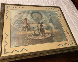 #53 - $120 Print limited of 950 Crow Mother of Bobby Johnson 26x32