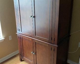 #40 - $150 - TV desk cabinet 65 1/2T x 44W x 25D