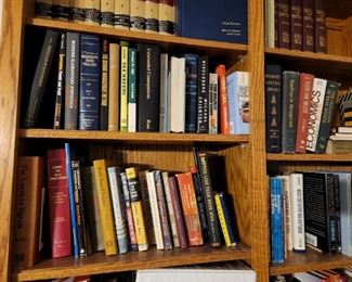 Extensive book collection. Lots of Civil War, WWII and more.