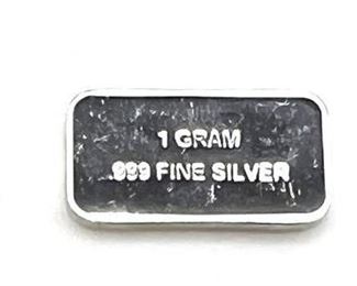 Lot 987
1 Gram .999 Fine Silver