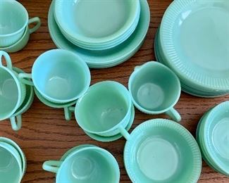 Vintage Jadeite Dishware- large collection