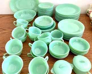 Vintage Jadeite Dishware- large collection