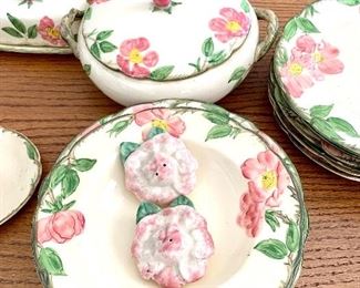 Large Collection of Antique Desert Rose Franciscan China