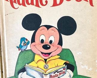 Vintage Children's Books- Mickey Mouse