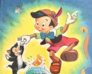Vintage Children's Books- Pinocchio