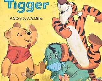 Vintage Children's Books- Winnie the Pooh Meets Tigger
