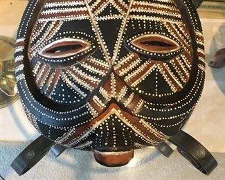 Close up of tribal mask