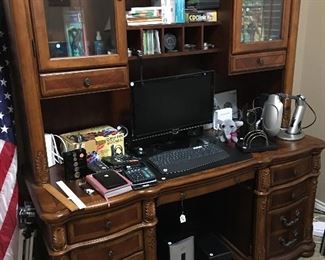 Matching hutch, office supplies