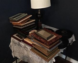 Records, picture frames