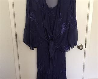 Ladies plus size evening wear.