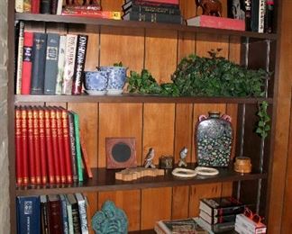 Books and decor