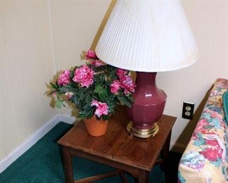 Lamp, end table