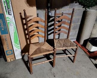 Ladderback chairs