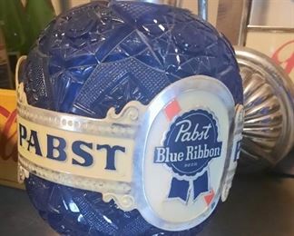Glass globe Pabst light