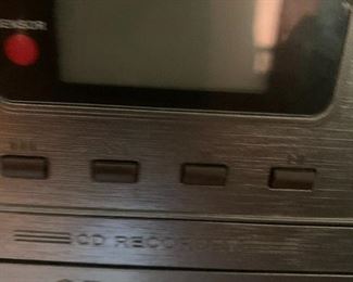 #34	Crosley turn table cd player and cassette player 	 $30.00 			
