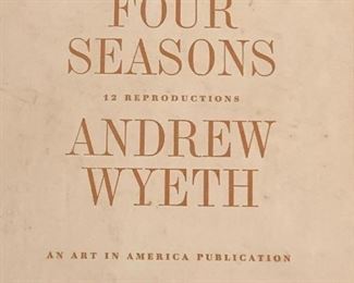 #38	4 season of Andrew Wyeth prints of 4 in a box 	 $40.00 			
