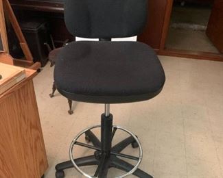 #60	desk chair with adj. back and seat from 22-32 tall 	 $25.00 			

