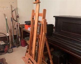 #61	Best brand easel on wheels that will adjust and fold up 	 $125.00 			
