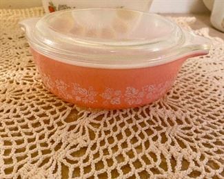 Vintage Pink Gooseberry Pyrex