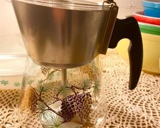 Vintage George Banard Pyrex percolator. This is in stunning condition!