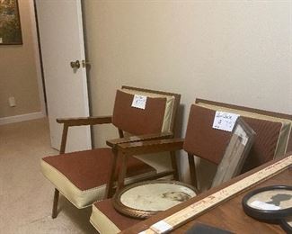 Vintage Mid Century office chairs in perfect condition.