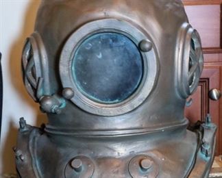 Replica diver's helmet