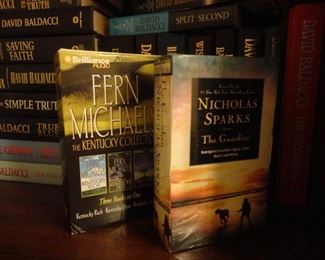 Books on tape available as well