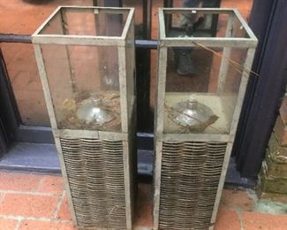 very involved outdoor lamps