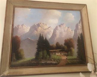 painting of new york skyline