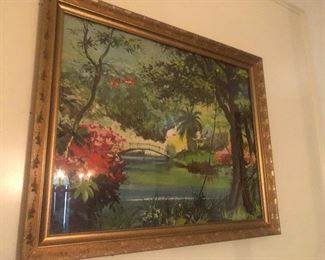 Painting of an active sea bed