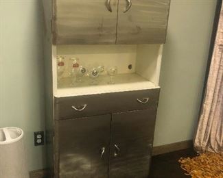 simmon's furniture co. metal hoosier by norman bell geddes 1930’s