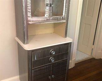 simmon's furniture co. metal hoosier by norman bel geddes 1930’s