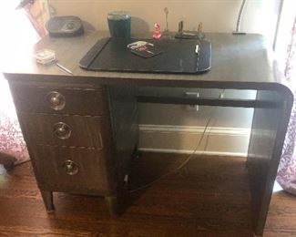simmon's furniture co. metal desk by norman bel geddes 1930’s