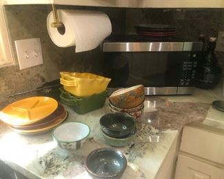 you can make some super tall lasagna with those ceramic pans