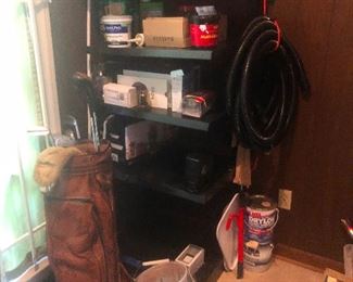 golf bag on the left there