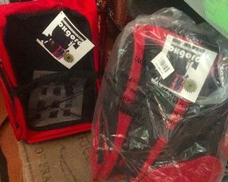 these are backpacks for your pets, and they convert into roller bags. you need this