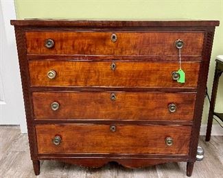 Available for early Pre-Sale Purchase Online via: 
Phone: 256-335-9917 or text 
Email: Stephanie.fawn@yahoo.com 
Beautiful Cherry 4 Drawer Chest purchased in 2018. 
Estate Sale Price: $595 is 25% off price