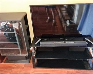 Flat Screen TV and Stand